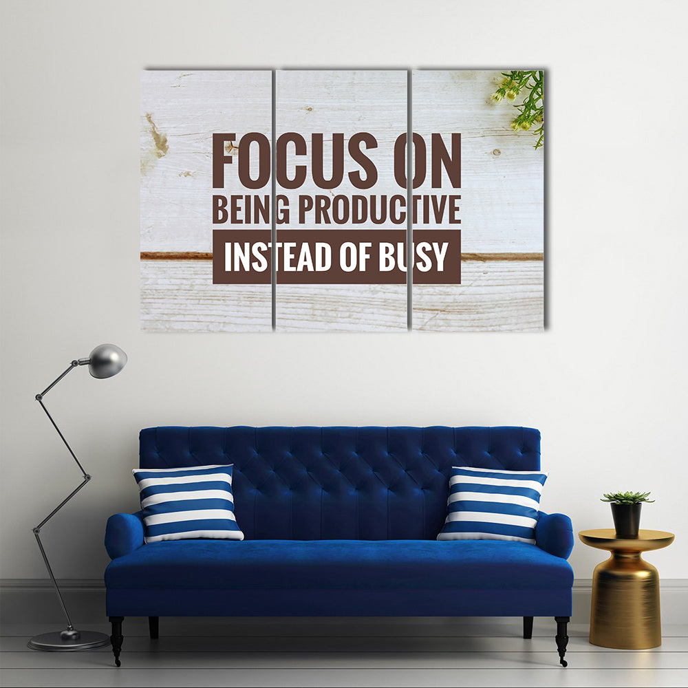 Quote For Creativity Canvas Wall Art