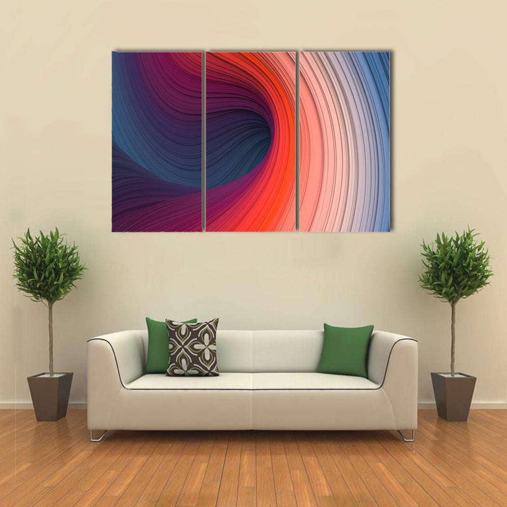 Minimalist Wave Design Canvas Wall Art