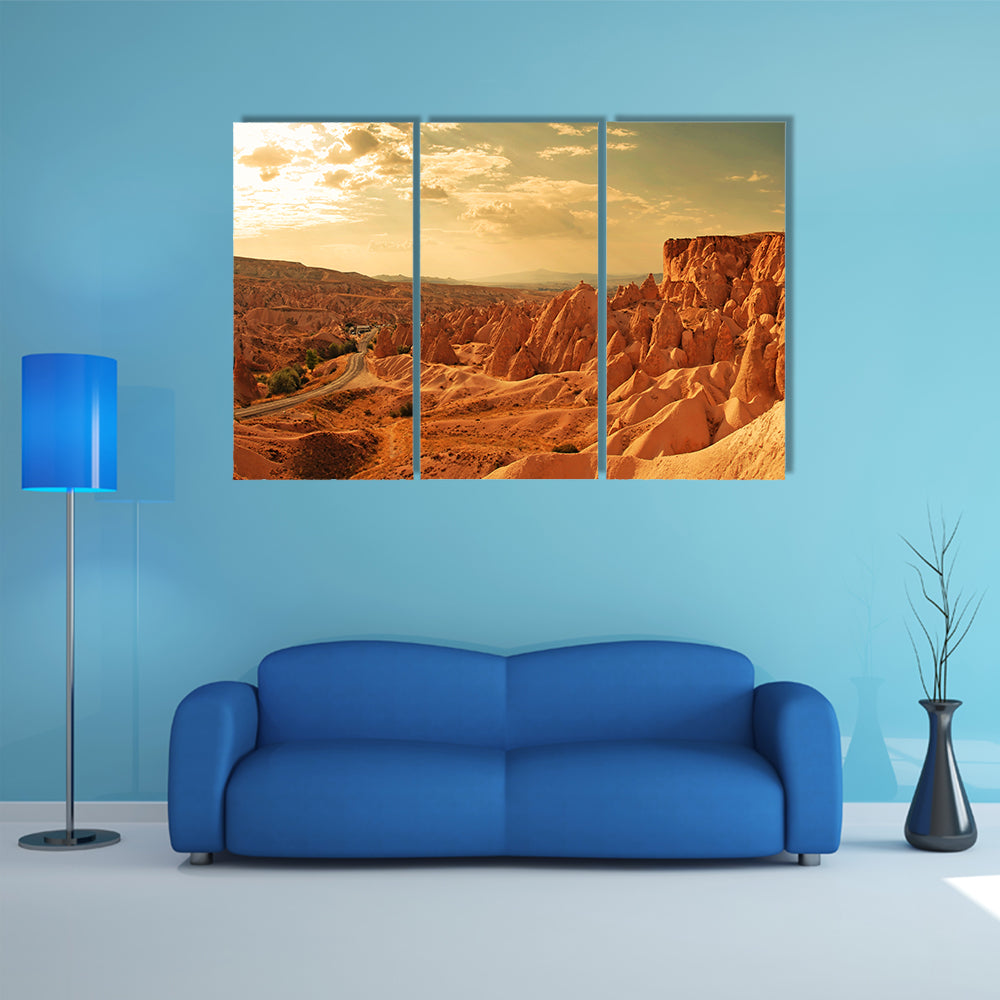 Amazing Stone Formations In Cappadocia Canvas Wall Art