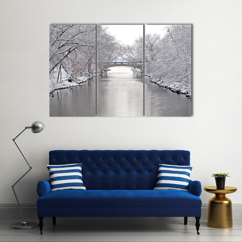 Yahara River In Madison Wisconsin Canvas Wall Art