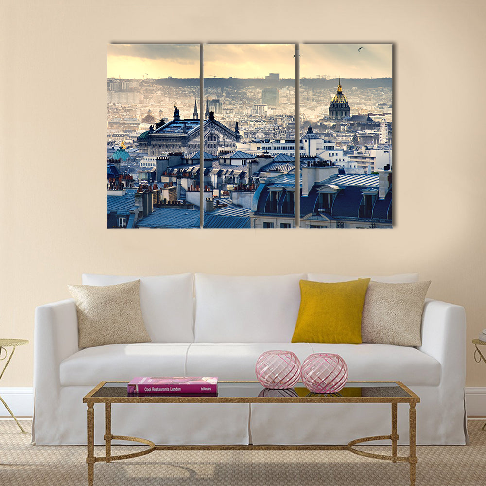 Paris Cityscape Canvas Wall Art