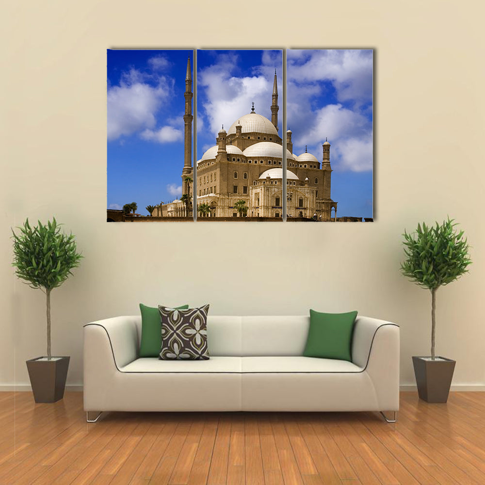 Mosque Of Muhammad Ali In Cairo Canvas Wall Art