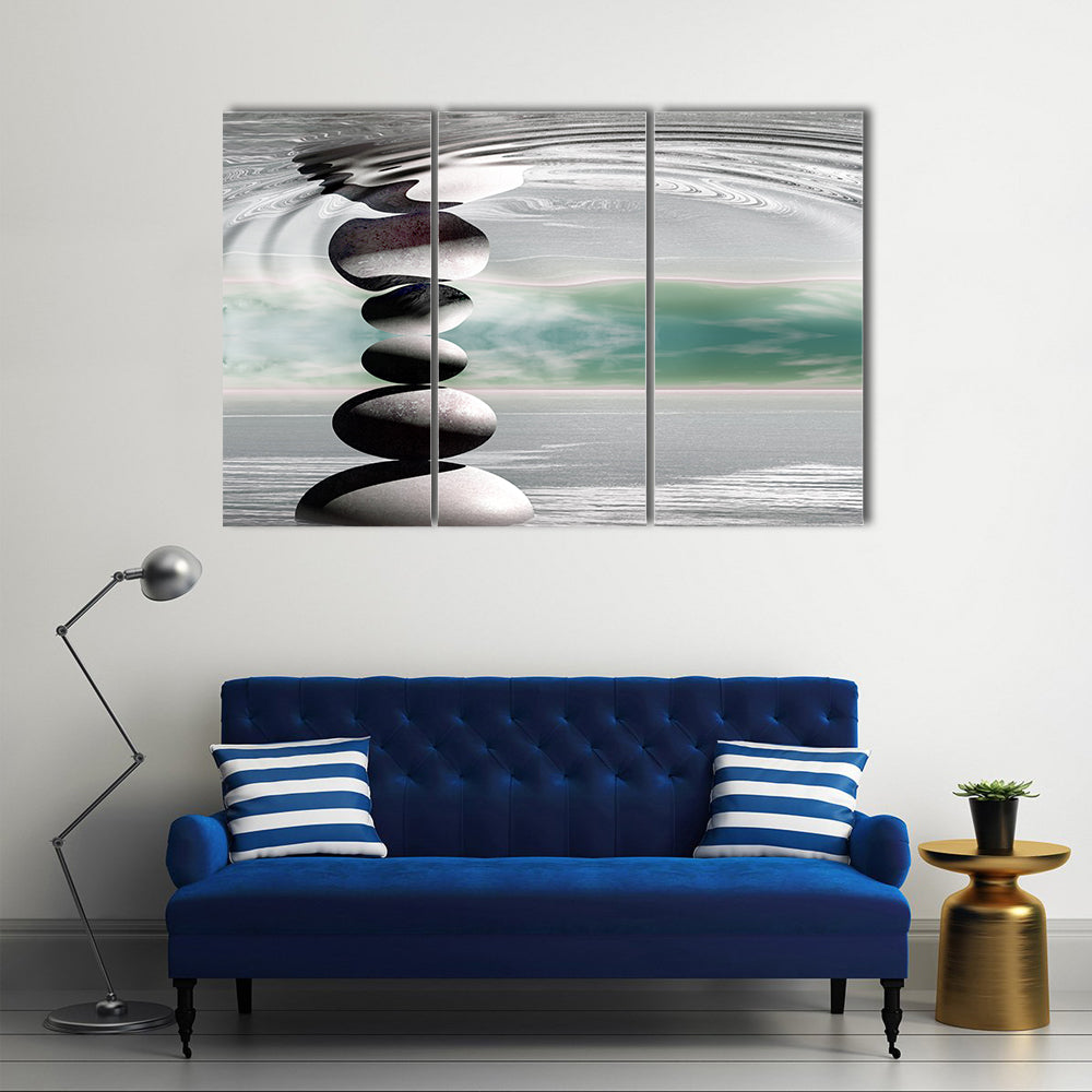 Zen Stones Canvas Wall Art