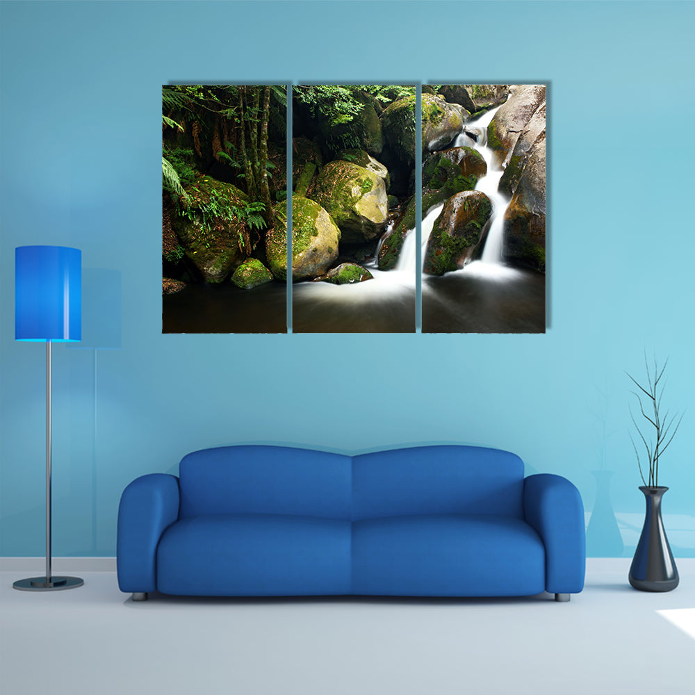 Yarra Ranges Waterfall In Victoria Australia Canvas Wall Art