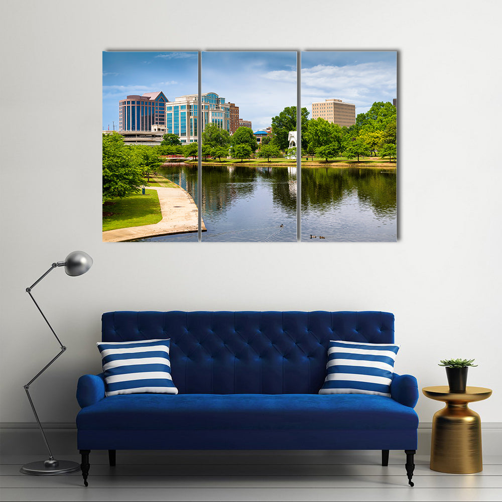 Downtown Huntsville Skyline Canvas Wall Art