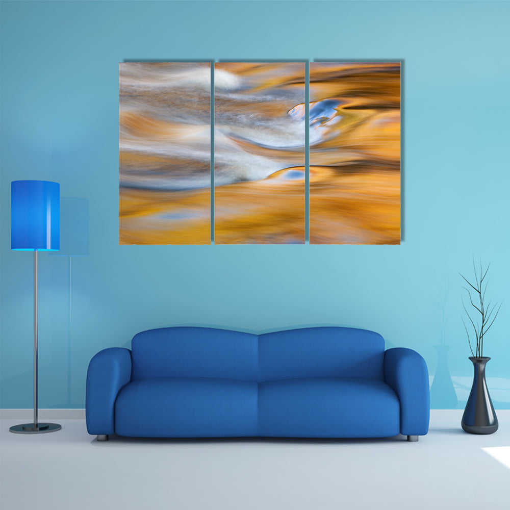 Bond Falls Rapids In USA Canvas Wall Art