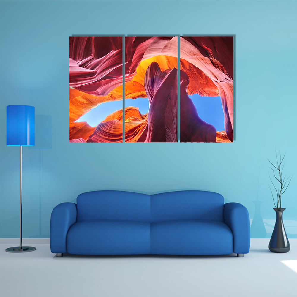 Antelope Canyon In Navajo Reservation Arizona Canvas Wall Art