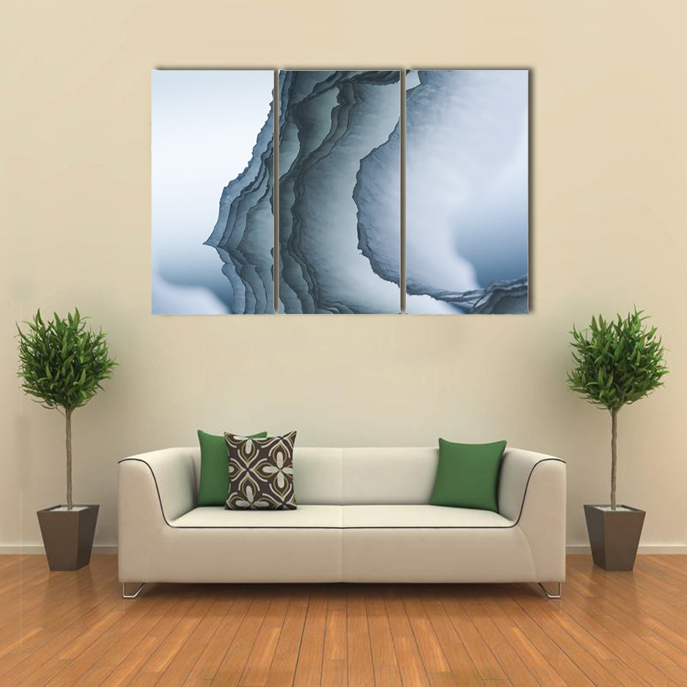 Sea Waves Composition Canvas Wall Art