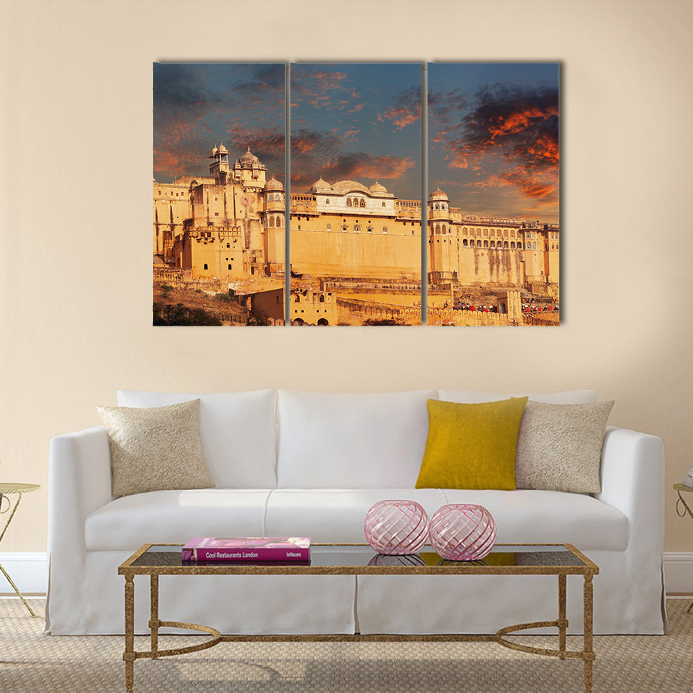 Amber Fort in Jaipur, India Canvas Wall Art