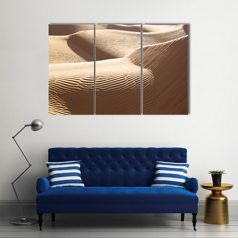Sand Dunes Desert Of Sahara Canvas Wall Art