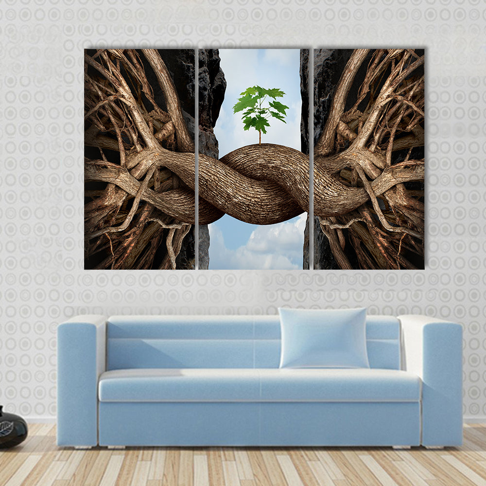 Unity Growth Concept Canvas Wall Art