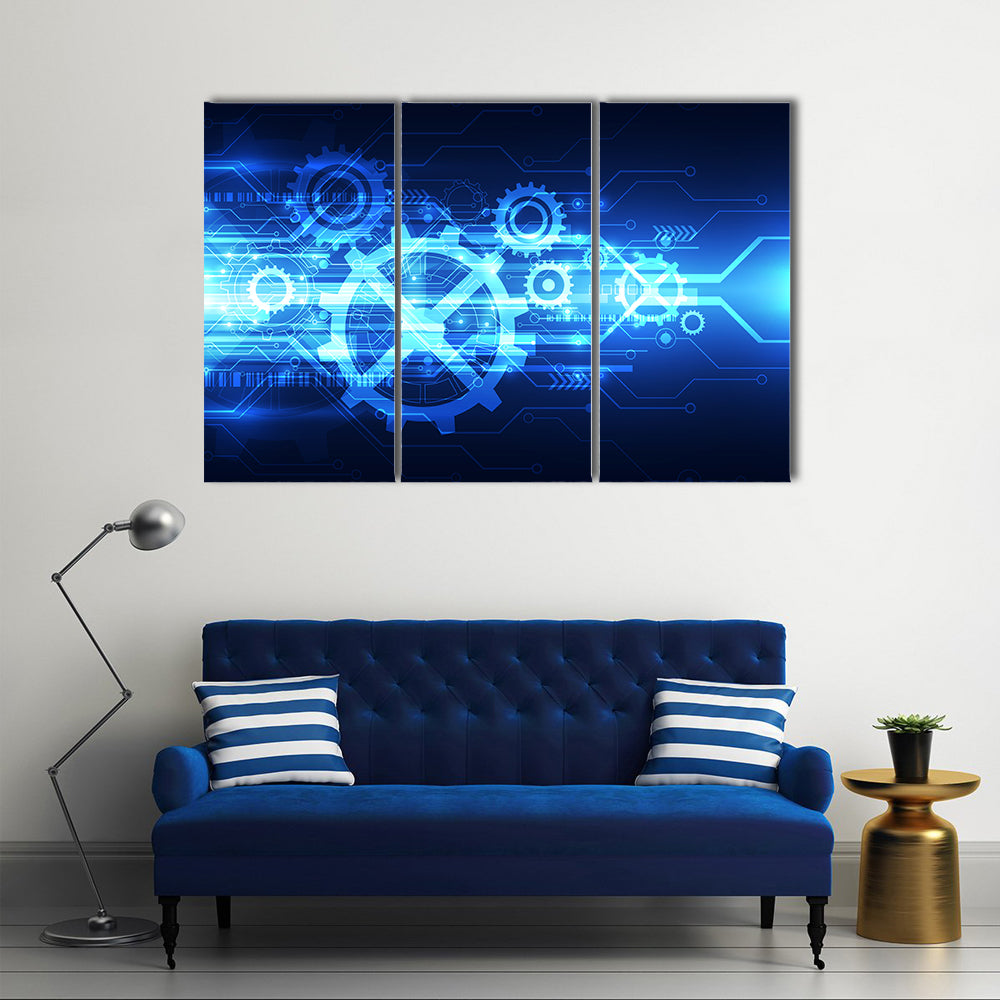 Engineering Future Technology Canvas Wall Art
