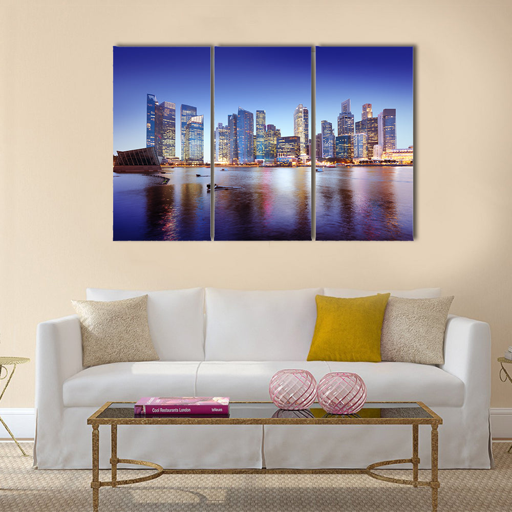 Singapore Cityscape Canvas Wall Art
