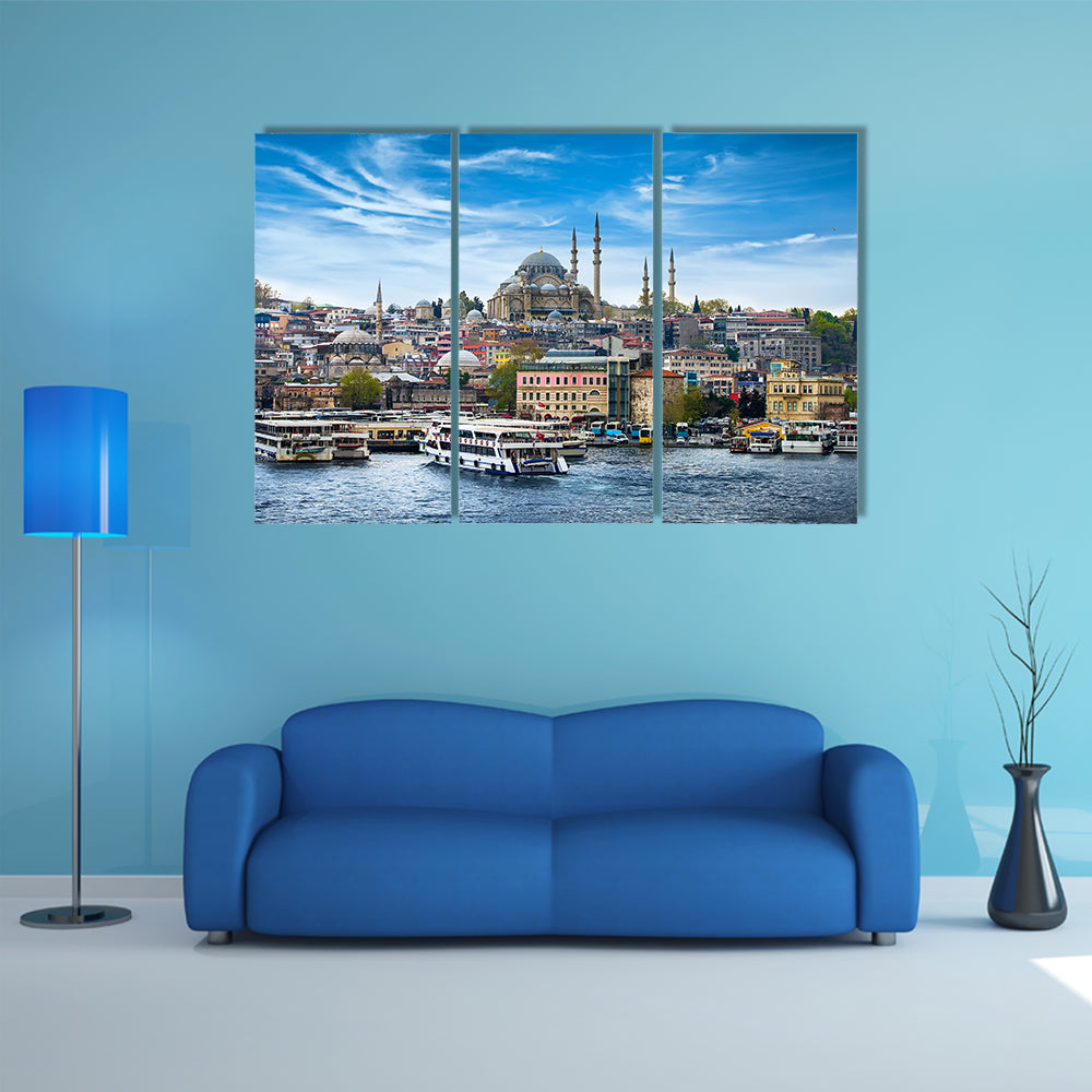 Istanbul The Capital Of Turkey Canvas Wall Art