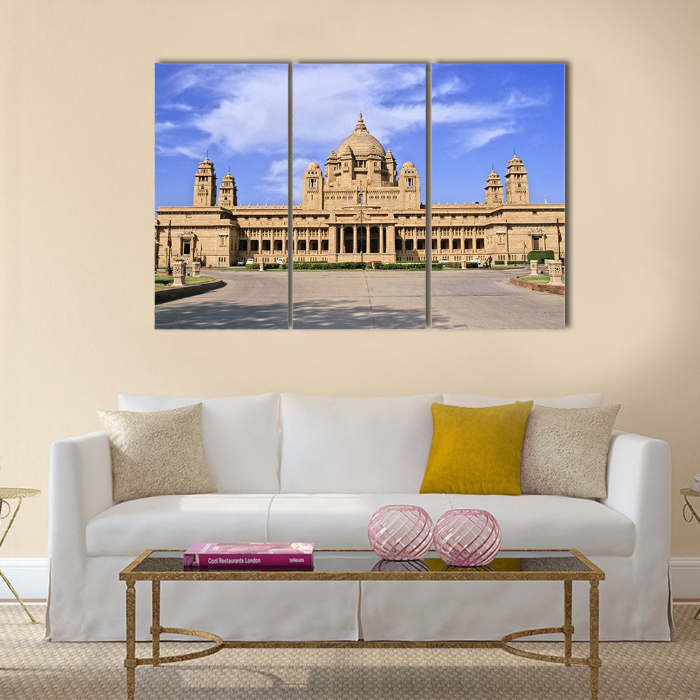 Umaid Bhawan Palace, Jodhpur Canvas Wall Art