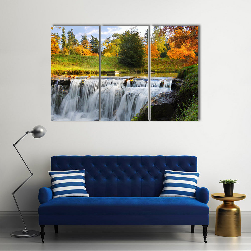 Scenic Cascades Waterfall Canvas Wall Art
