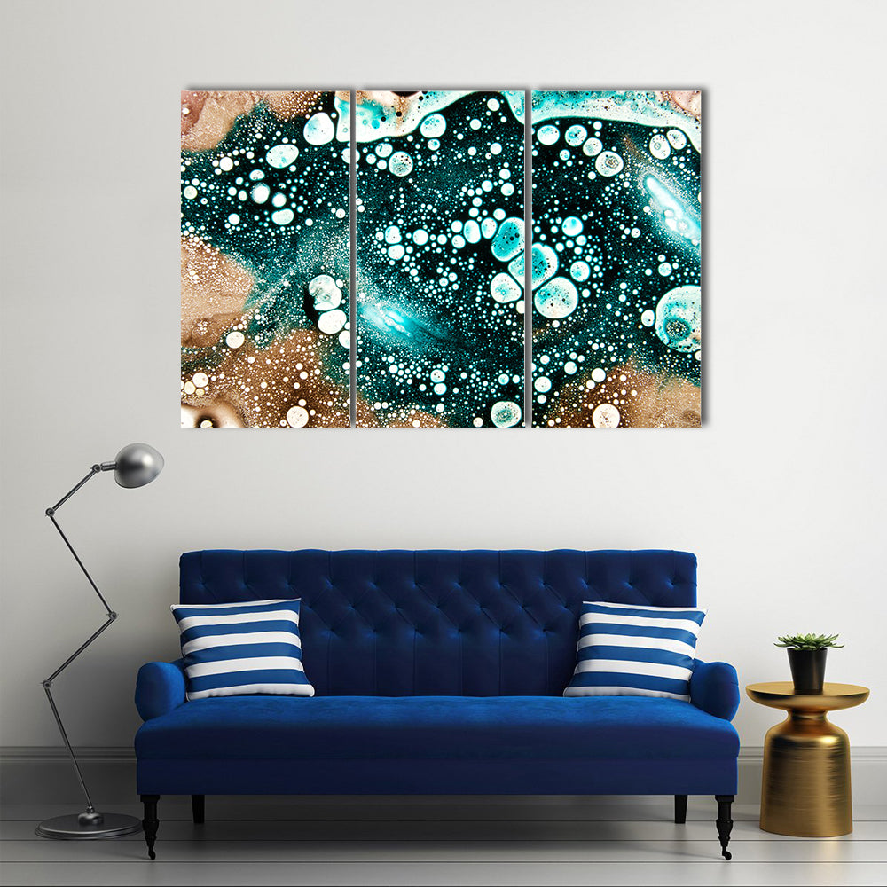 Bizarre Shapes Pattern Canvas Wall Art