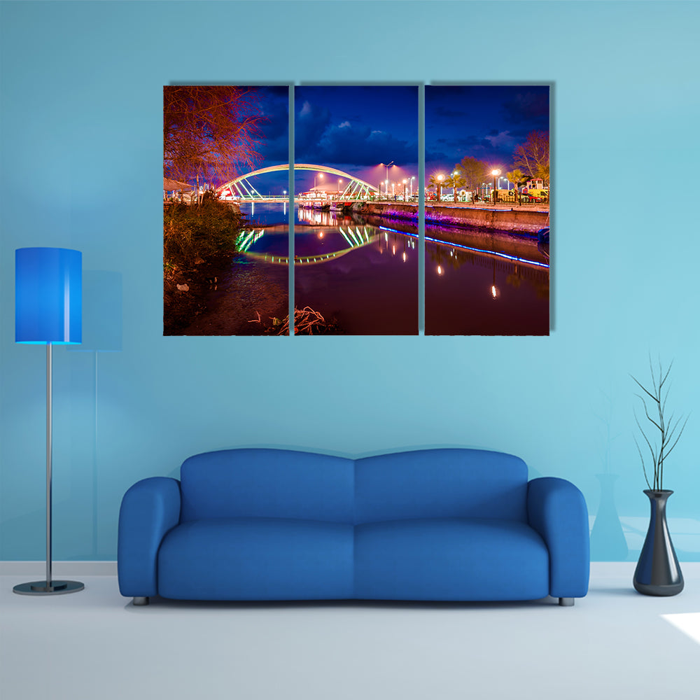 Lovers Bridge Of The Yalova City Turkey Canvas Wall Art