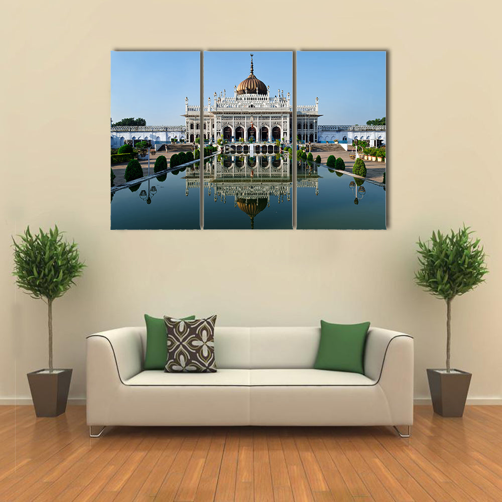Chota Imambara In Lucknow Canvas Wall Art