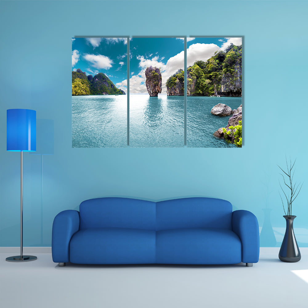 Thailand Sea And Phuket Island Canvas Wall Art