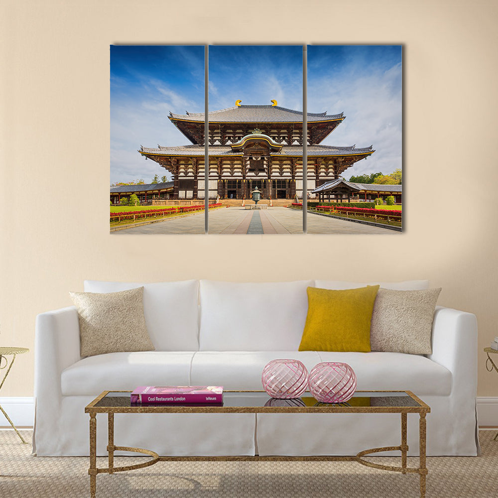 Todaiji Great Buddha Hall, Nara Canvas Wall Art