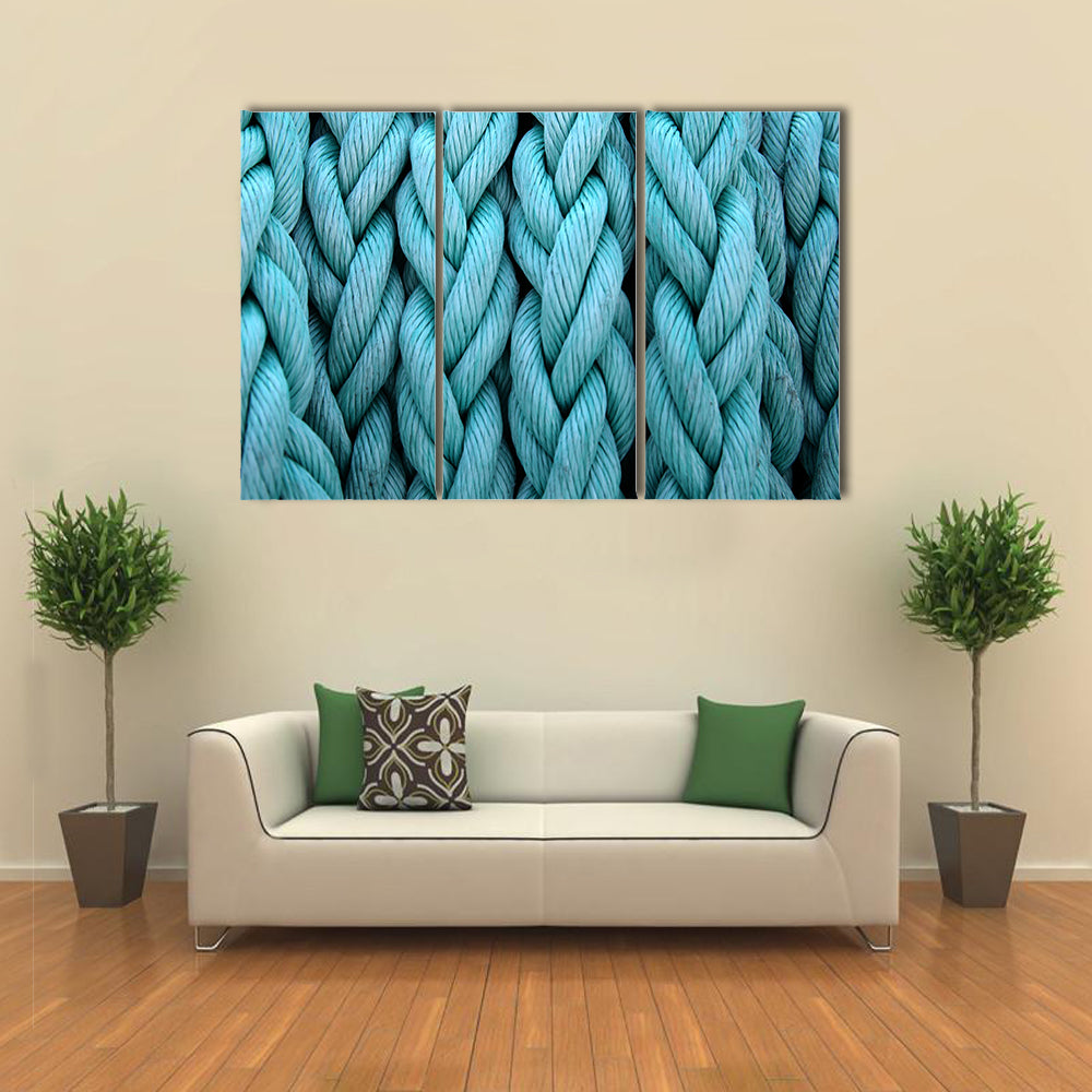 Rope On A Boat Canvas Wall Art
