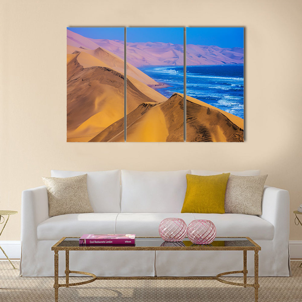 Namibia Sand Dunes Along the Atlantic Coast Canvas Wall Art