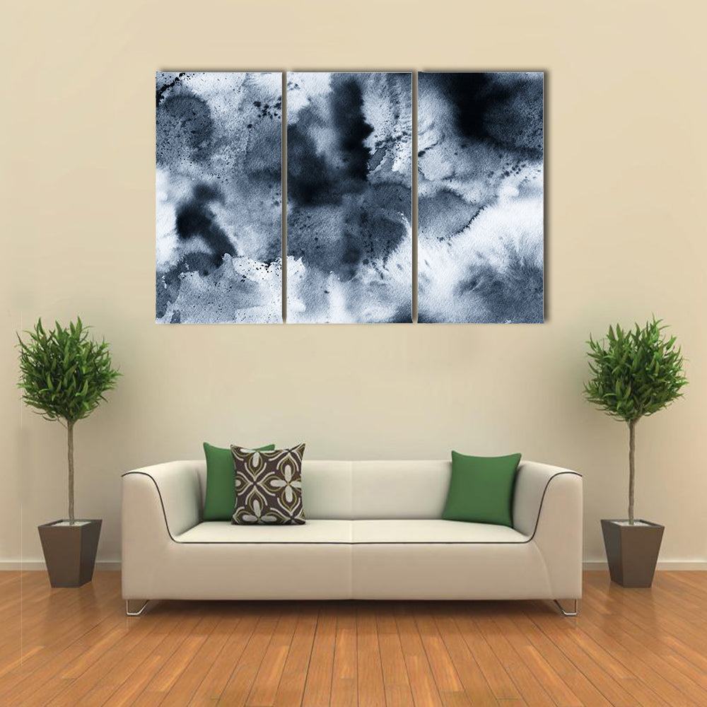 Seamless Ink Wash Abstract Canvas Wall Art