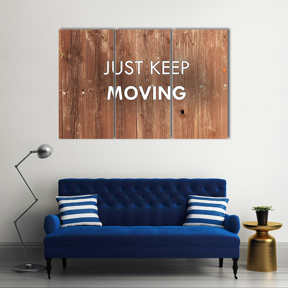 Better Workout Quote on Weathered Wood Canvas Wall Art