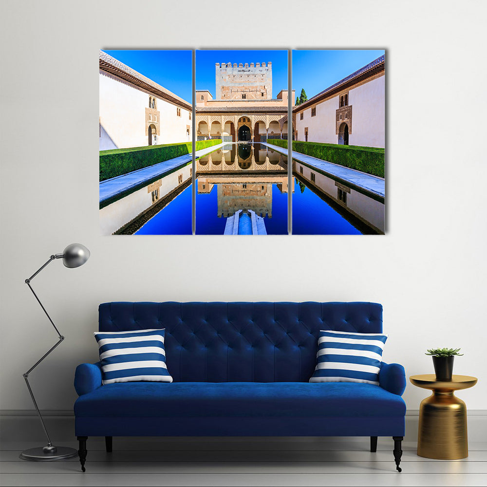 The Nasrid Palaces Palacios Nazaríes In Spain Canvas Wall Art