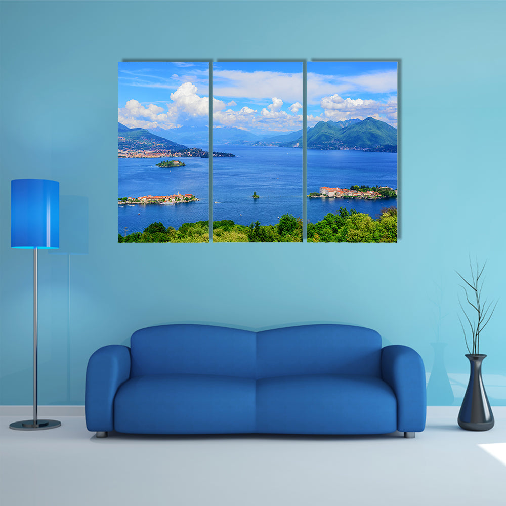 Lago Maggiore Lake In Italy Canvas Wall Art
