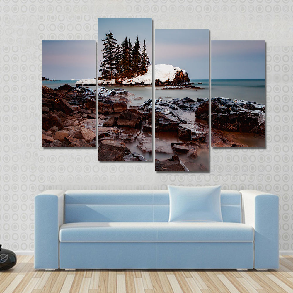 Lake Superior in Minnesota Canvas Wall Art
