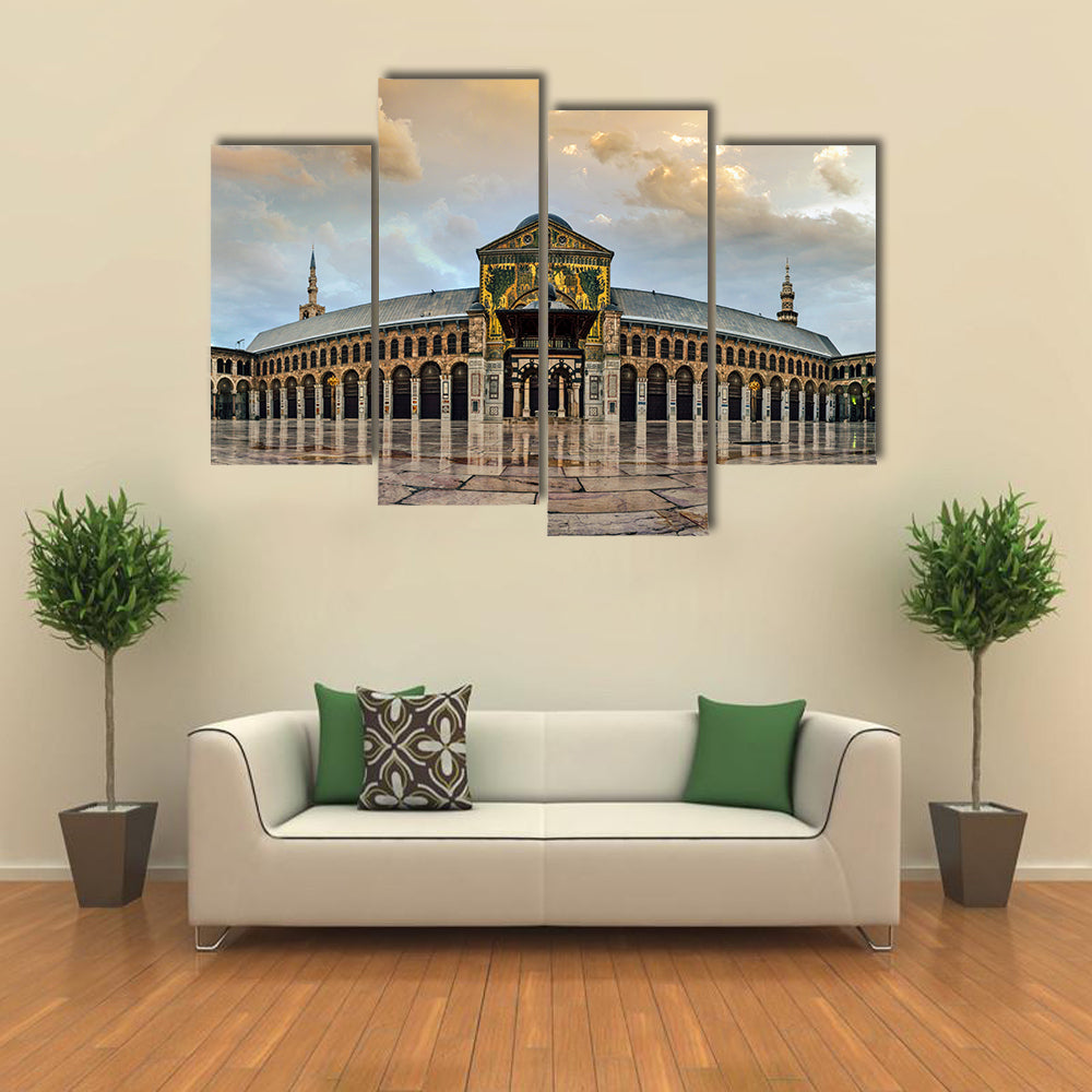 Great Umayyad Mosque Of Damascus Syria Canvas Wall Art