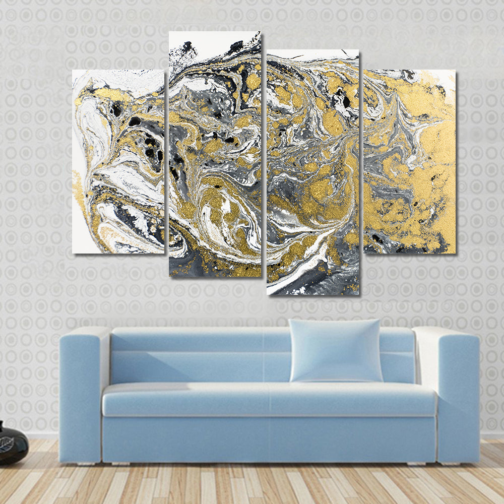 Marble Acrylic Abstract Canvas Wall Art