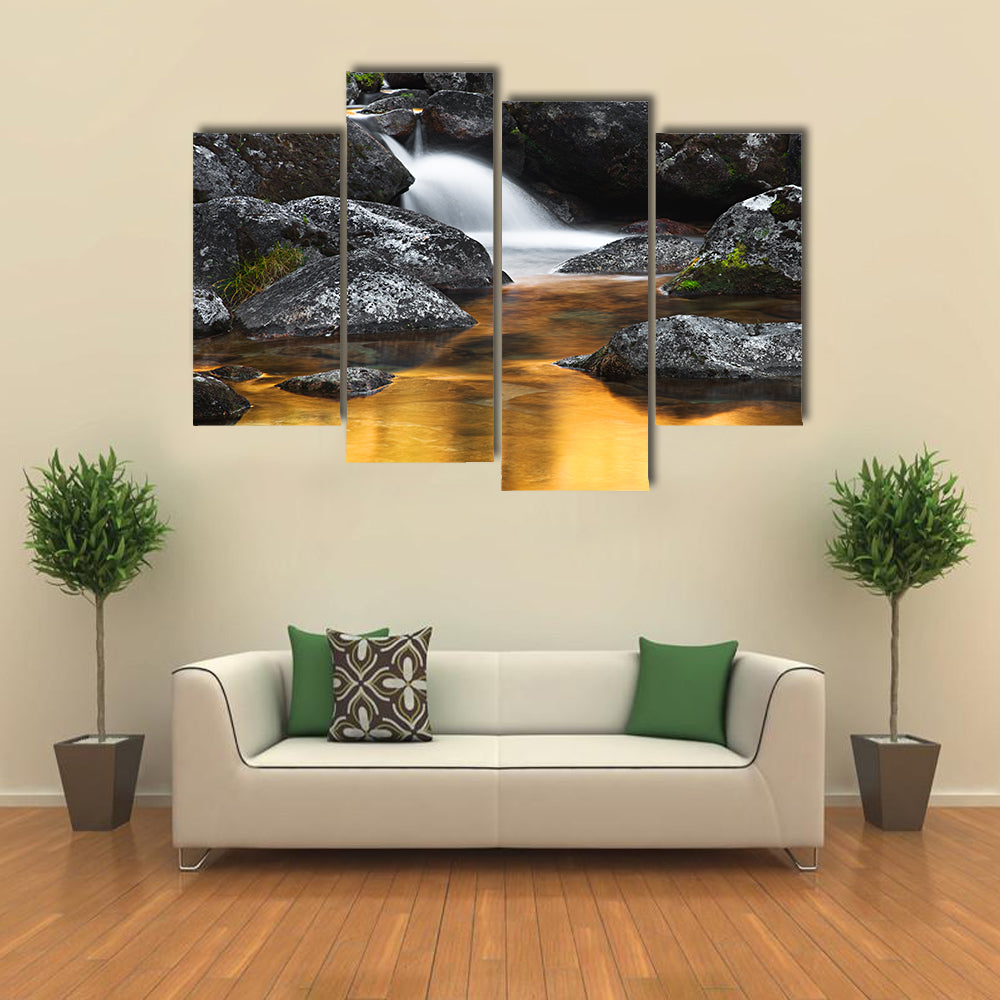 The Macieira River In Peneda Geres National Park Portugal Canvas Wall Art