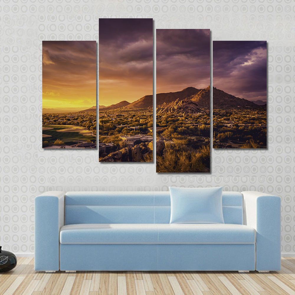 Scottsdale Arizona Desert Canvas Wall Art