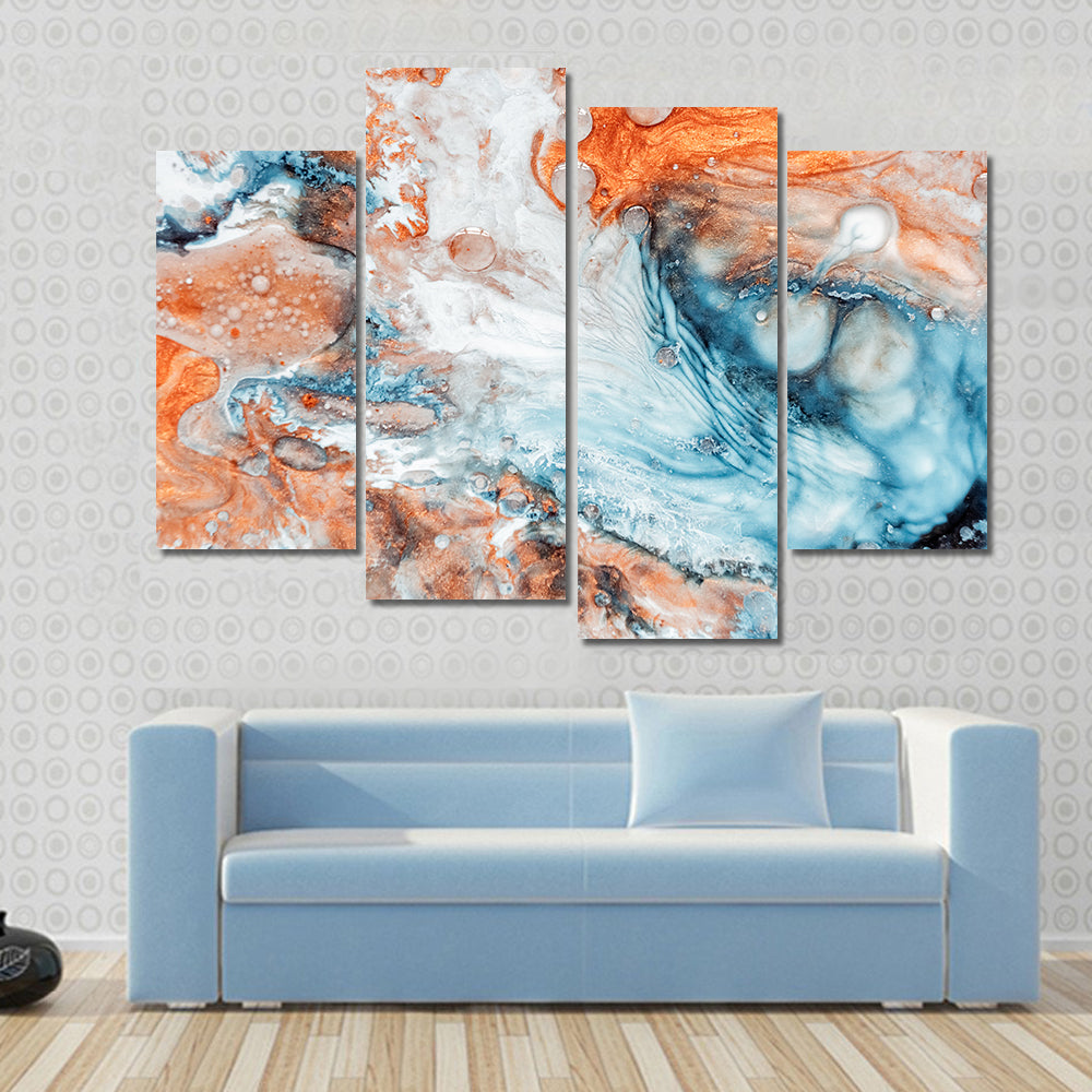 Marble Effect Artwork Canvas Wall Art