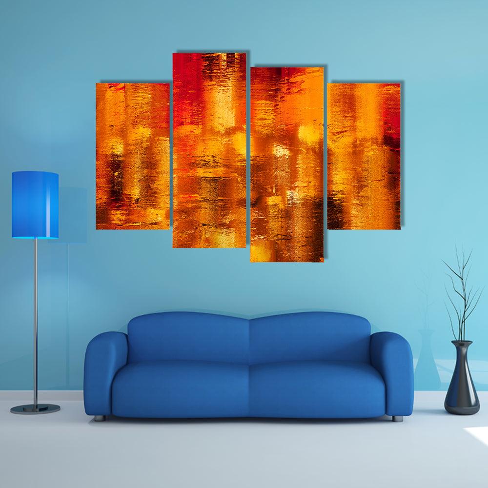 Shining Brushstrokes Canvas Wall Art