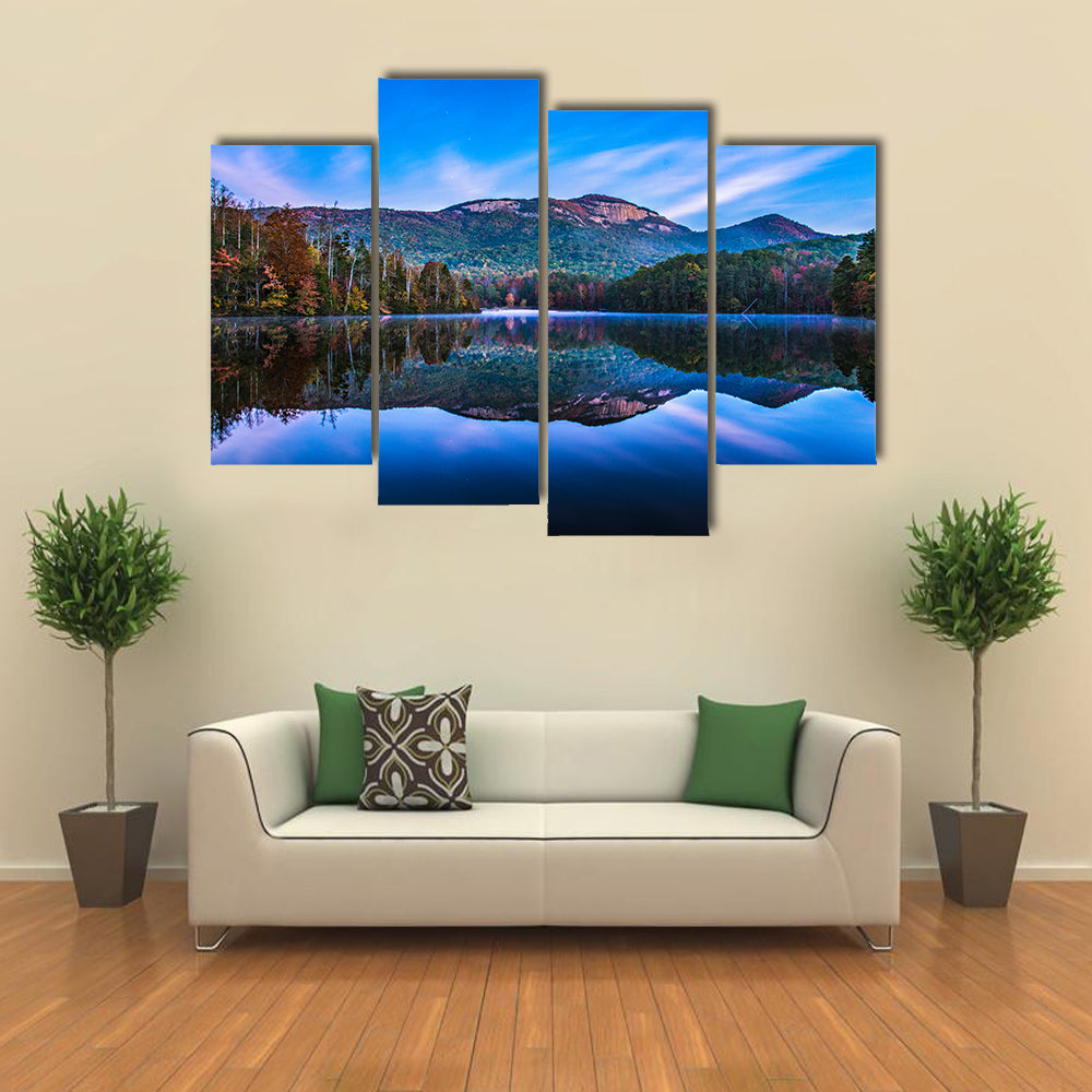Pinnacle Lake At Sunrise In South Carolina Canvas Wall Art