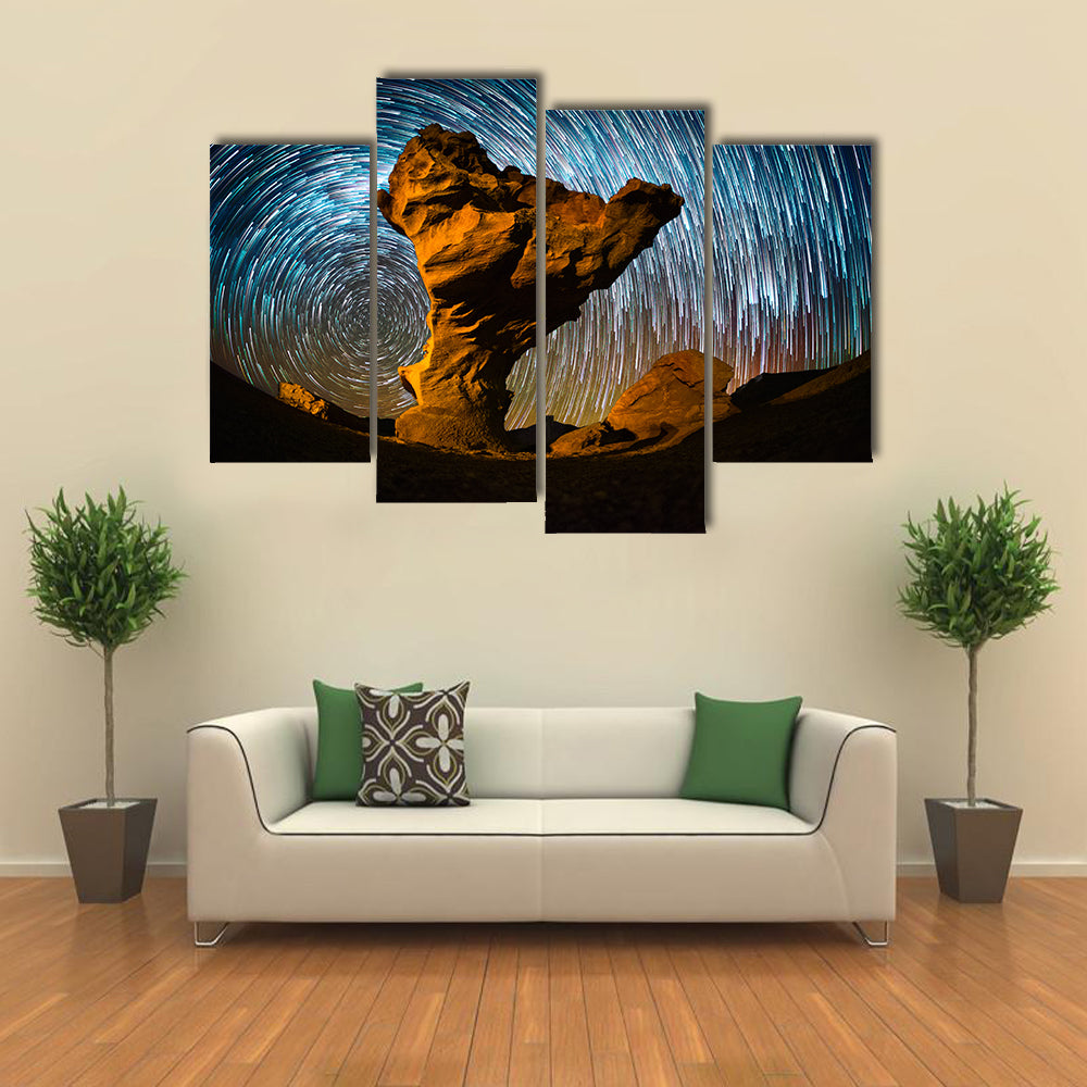 Arbol de Piedra Stone In Bolivia Canvas Wall Art
