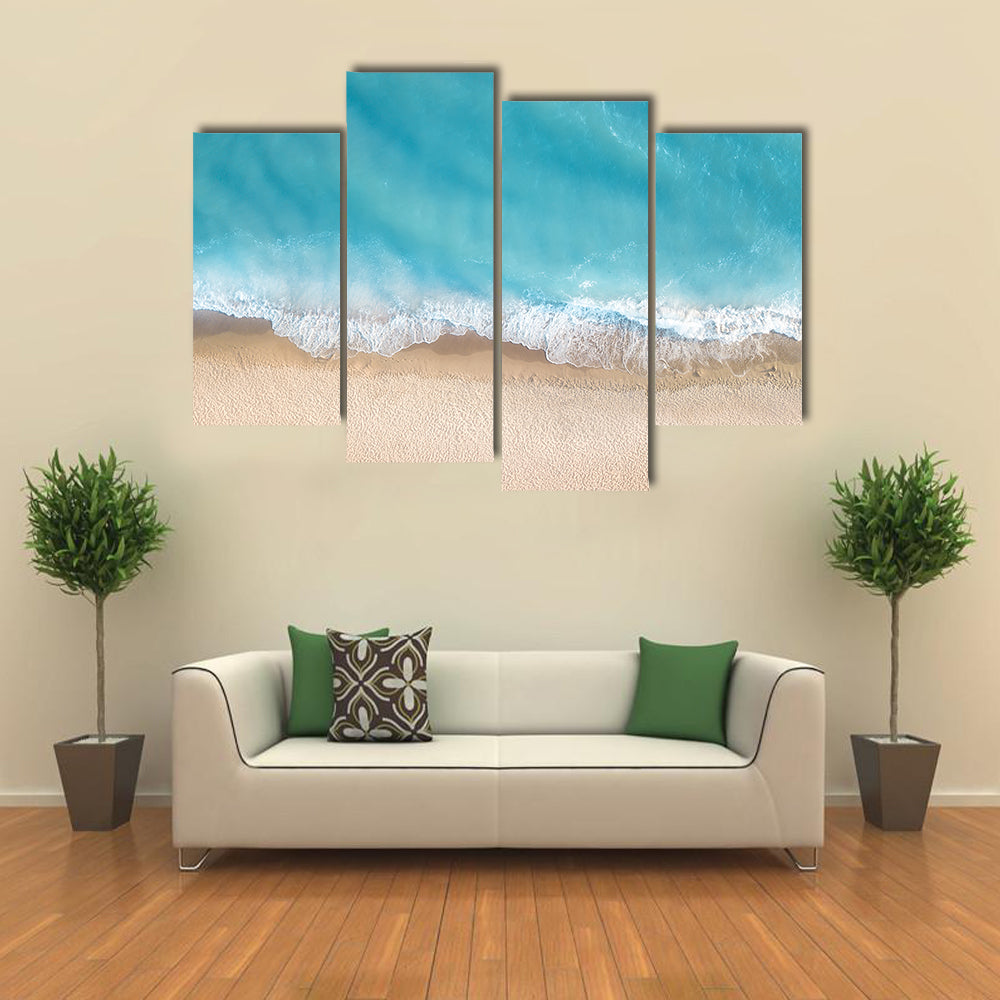 Summer Seascape From Top Canvas Wall Art