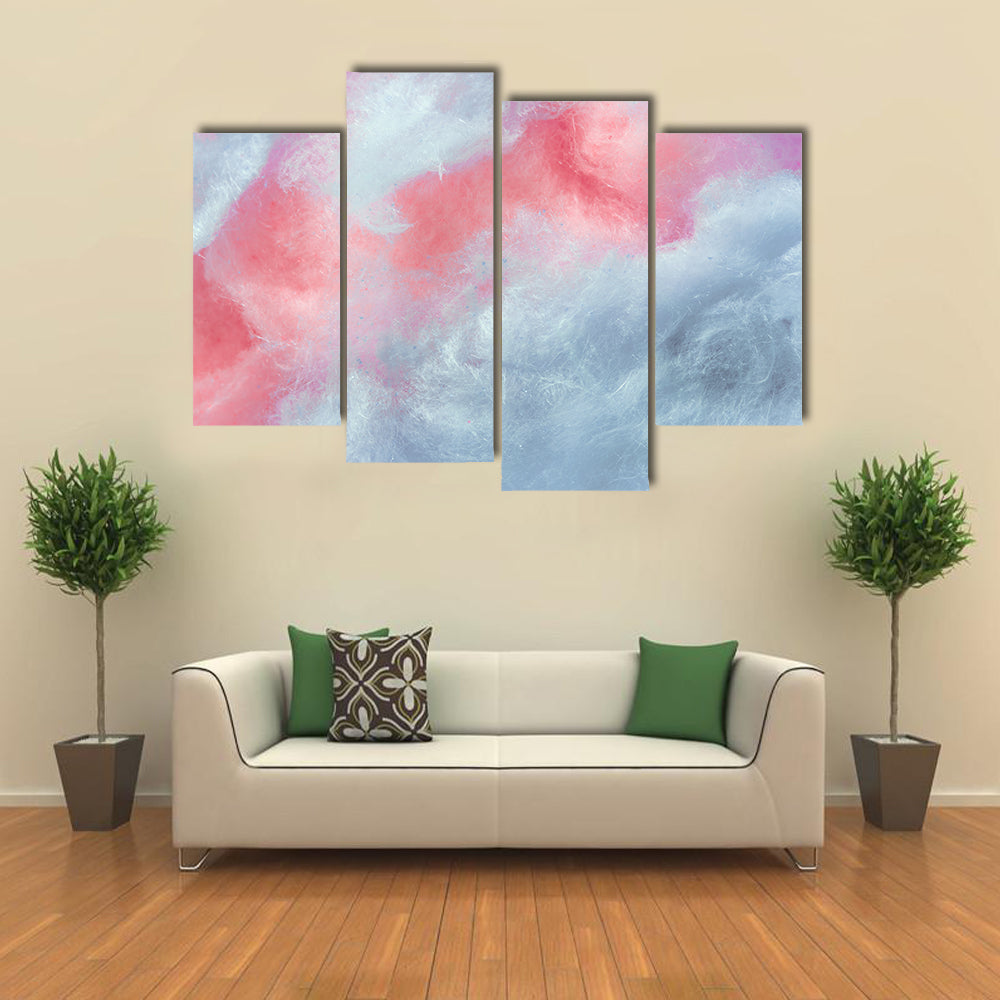 Cotton Candy Artwork Canvas Wall Art