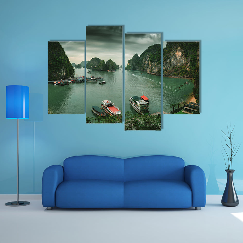 Ha Long Bay In Vietnam Canvas Wall Art