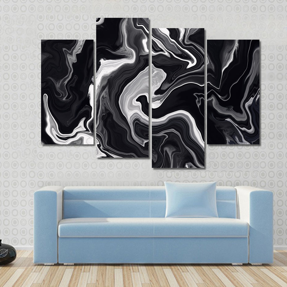Marble Textured Artwork Canvas Wall Art