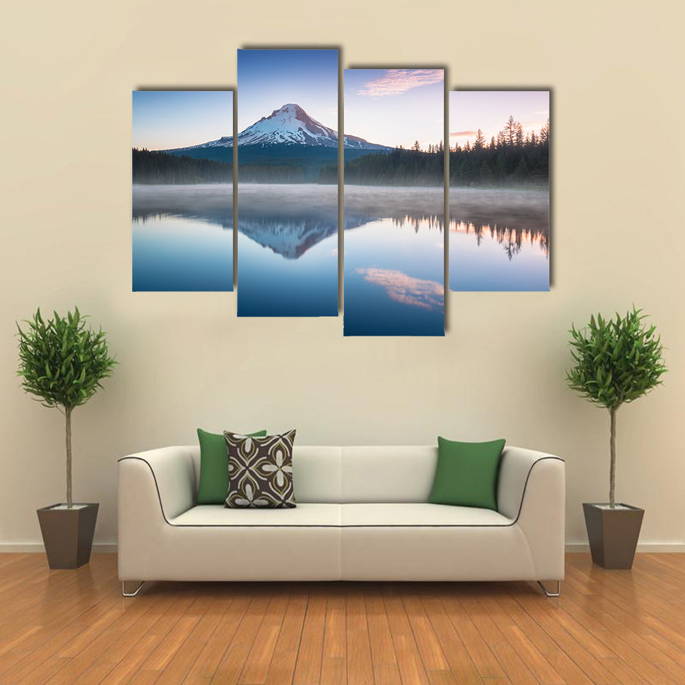 The Volcano Mountain Mount Hood Canvas Wall Art