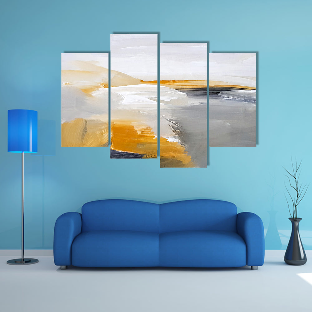 Flowing River Artwork Canvas Wall Art