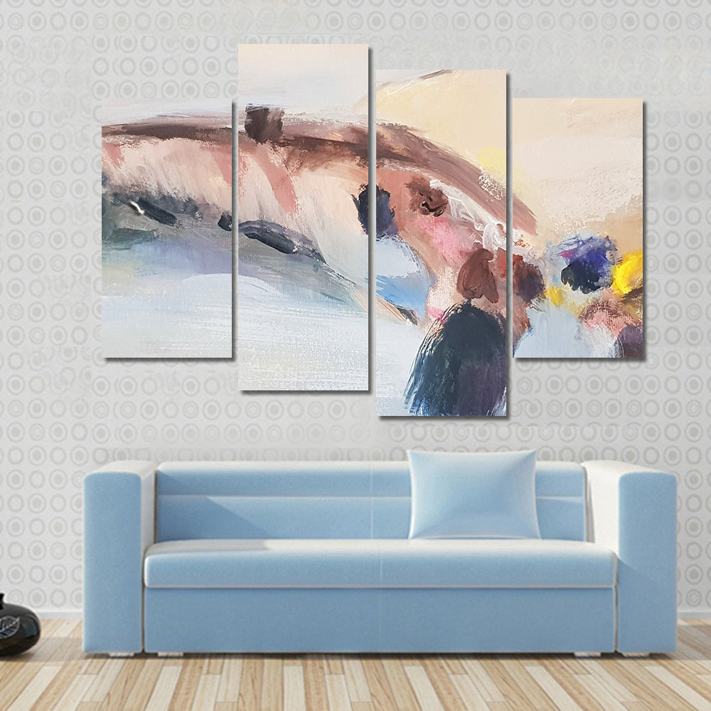 Hand Drawn Sea Sketch Canvas Wall Art