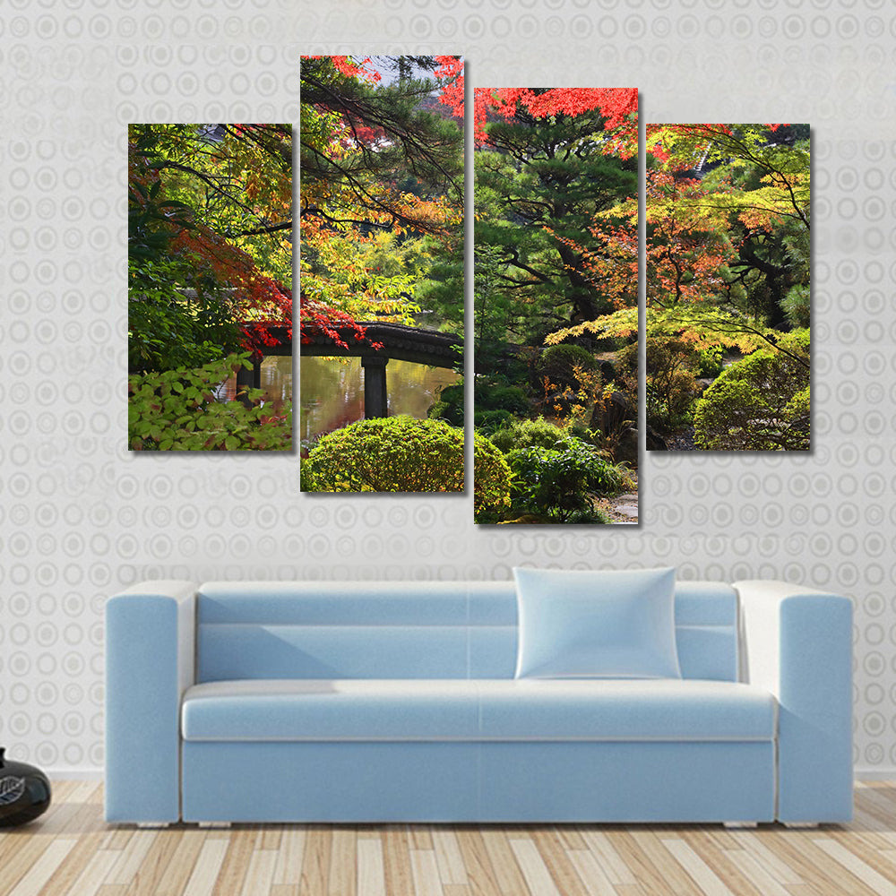 Rinoji Temple Garden Canvas Wall Art