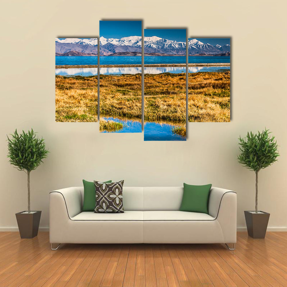 Karakul Lake In Pamir In Tajikistan Canvas Wall Art