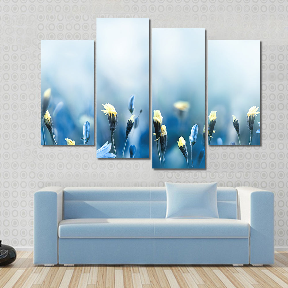 Yellow Dandelions Canvas Wall Art